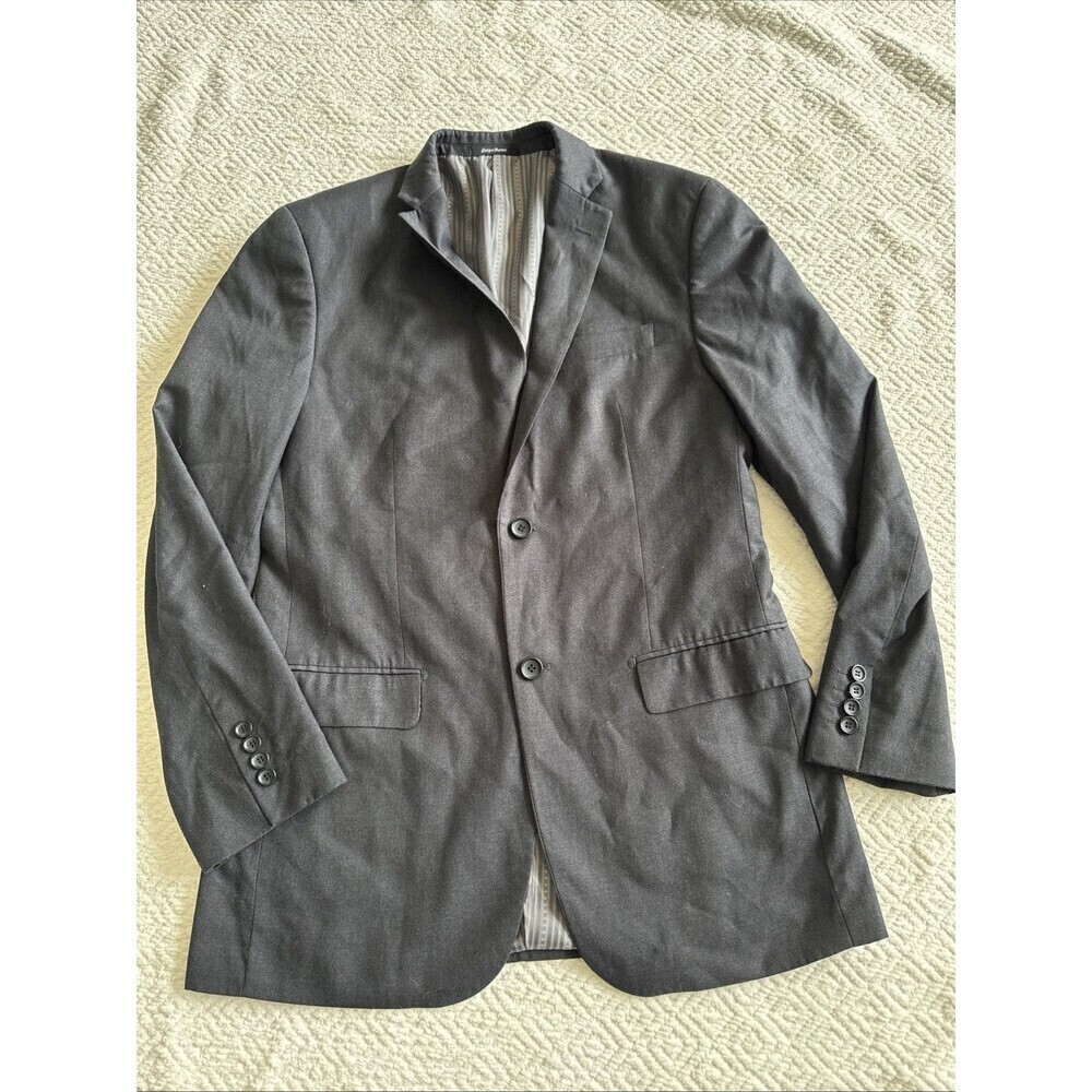 Giorgio Fiorelli Suit Jacket Coat Men’s Nopleat Super Fine Size 40